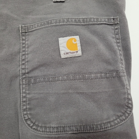 Carhartt Men's Rugged Flex Relaxed Fit Canvas Work Pant Gravel Grey Size 40x30 - Picture 11 of 15